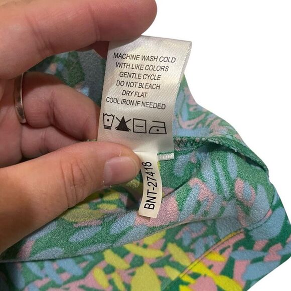 Mud Pie Pink, Yellow, Green & Blue Dress - Size Small - Picture 6 of 9